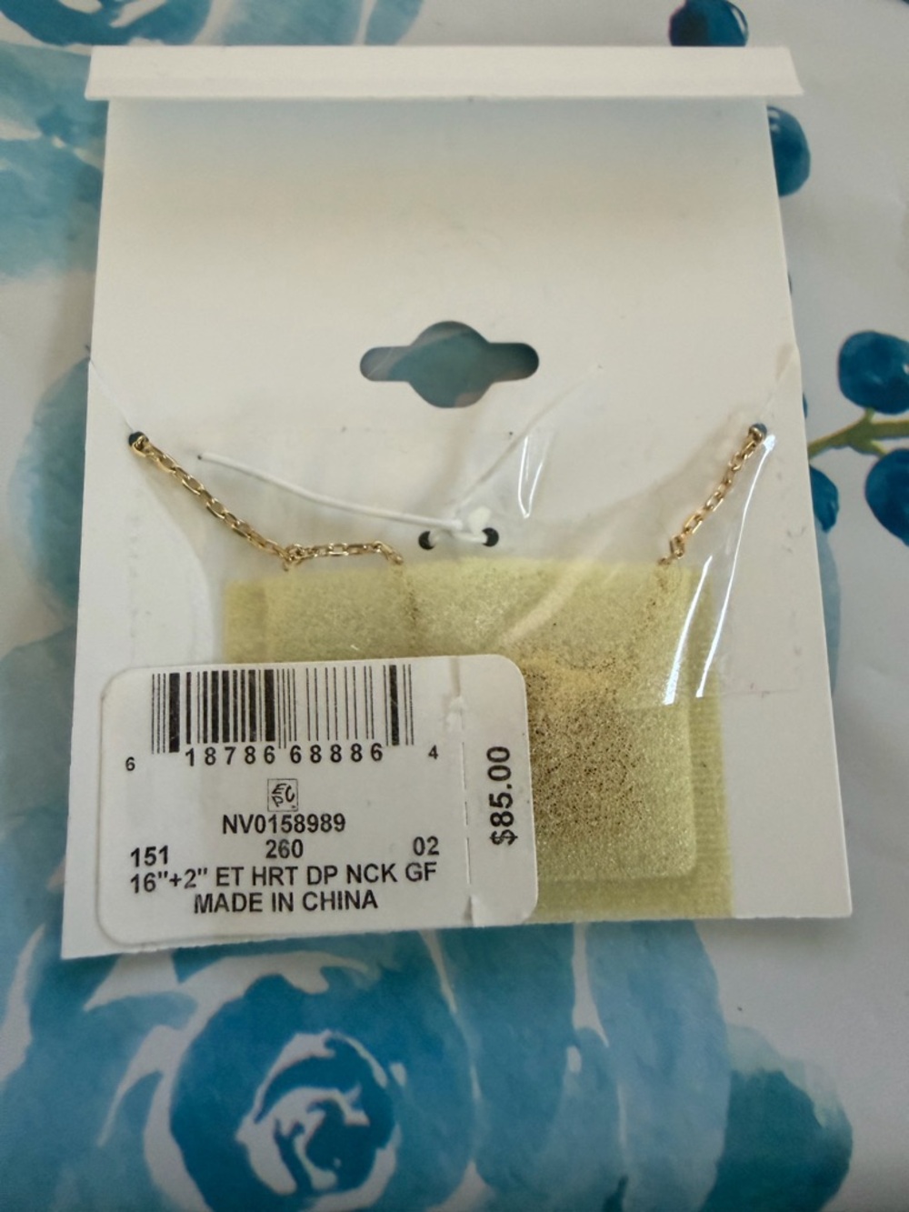 Giani Bernini 14k Gold over Sterling silver Heart Padlock Pendant Necklace - Picture 2 of 2